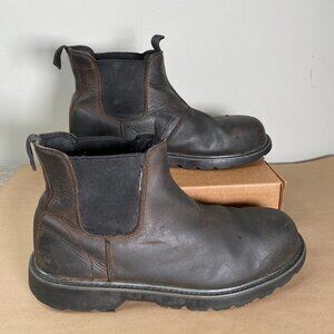 Wolverine Floorhand Work Romeo Steel Toe Boots Men's 13M Brown Slip Resistant